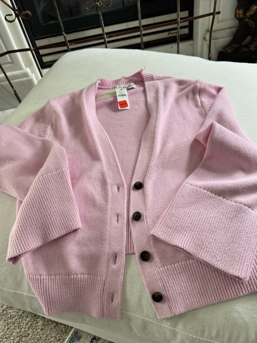 Banana Republic Pink Knit Cardigan NWT